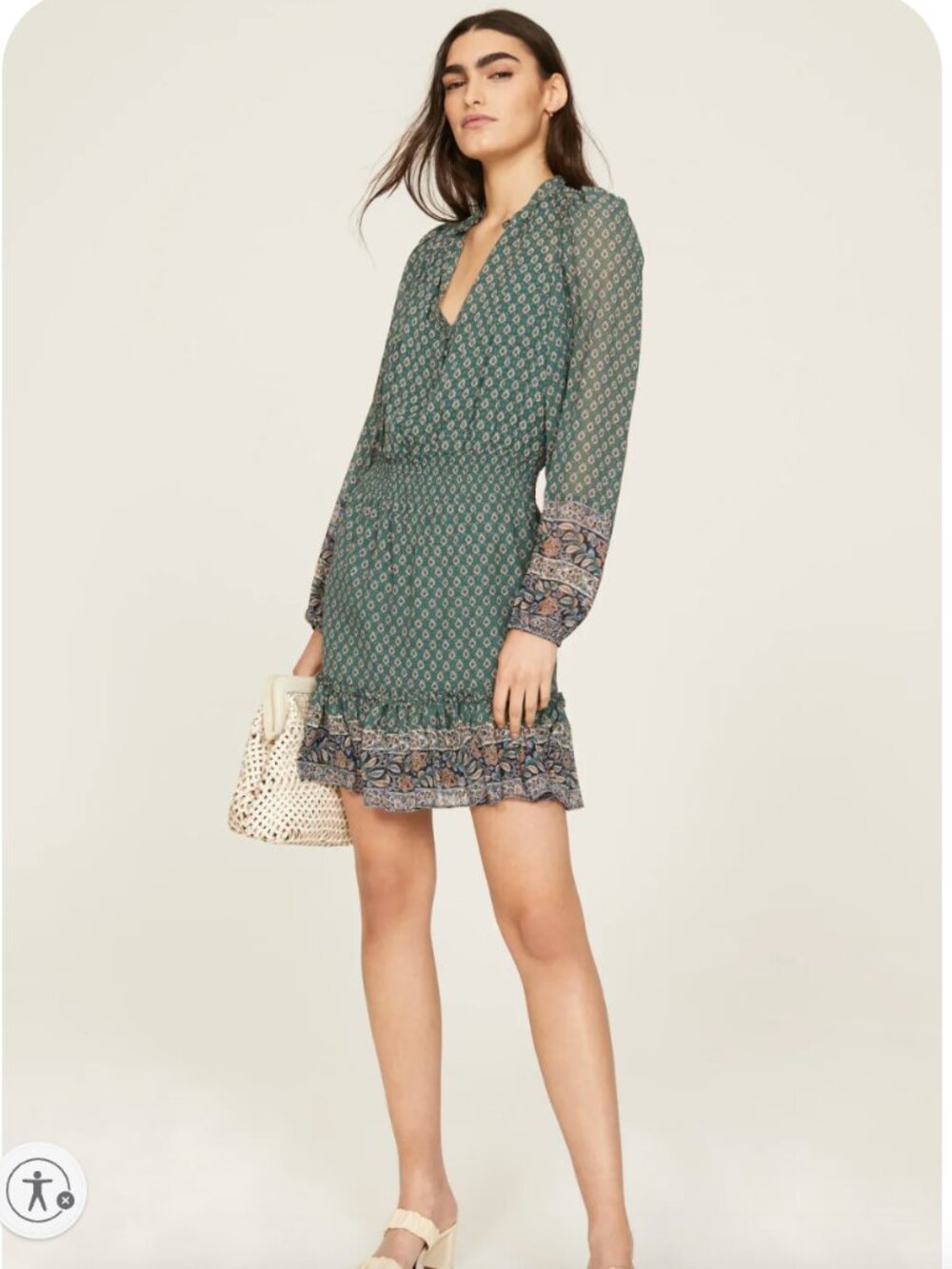 NWT Veronica Bear Destiny Dress (Seaglass Multi) - Size 2